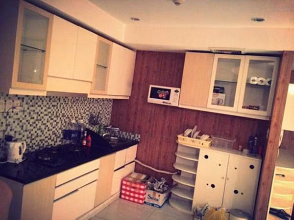 Khu bếp gọn gàng, trang nhã.