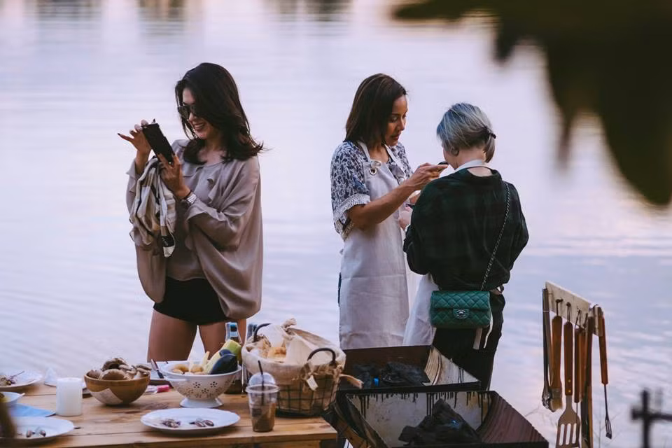 Những du khách đến với Camp Meating đều có thể tận hưởng một cuộc sống không có sự "phá đám" của công nghệ.