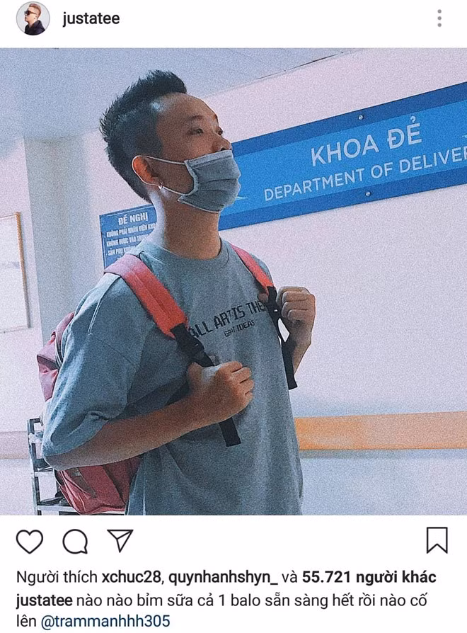 Thậm chí, ông xã của Trâm Anh còn xúc động đăng tải bức ảnh chụp vợ và con gái mới sinh với trạng thái: "Người hùng của ngày hôm nay". Đây được coi là lời động viên lớn nhất dành cho Trâm Anh - hot girl vừa lên chức mẹ.