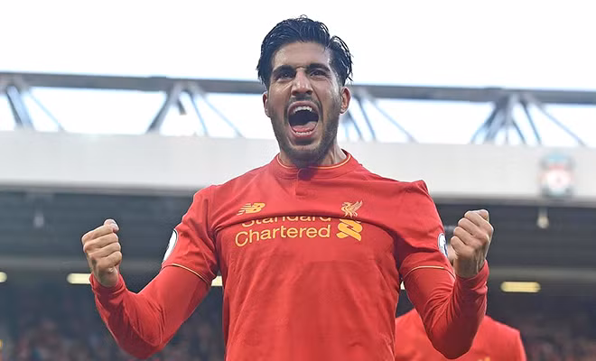 Klopp tự tin giữ chân Emre Can: HLV người Đức đang dẫn dắt Liverpool, Jurgen Klopp cho biết ông và ban lãnh đạo Liverpool đã có buổi đàm phán thuận lợi với Emre Can. Hợp đồng hiện tại của Emre Can chỉ còn thời hạn đến Hè 2018, và trong bối cảnh kỳ chuyển nhượng mùa Hè sắp đến gần, tương lai của anh bị đặt dấu hỏi lớn ở sân Anfield. Ảnh: Goal