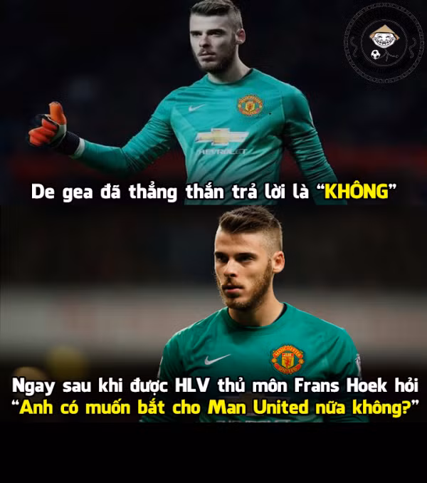 Mới đây, Dea Gea đã từ chối thẳng thừng khi được hỏi có định ở lại Man United hay không.