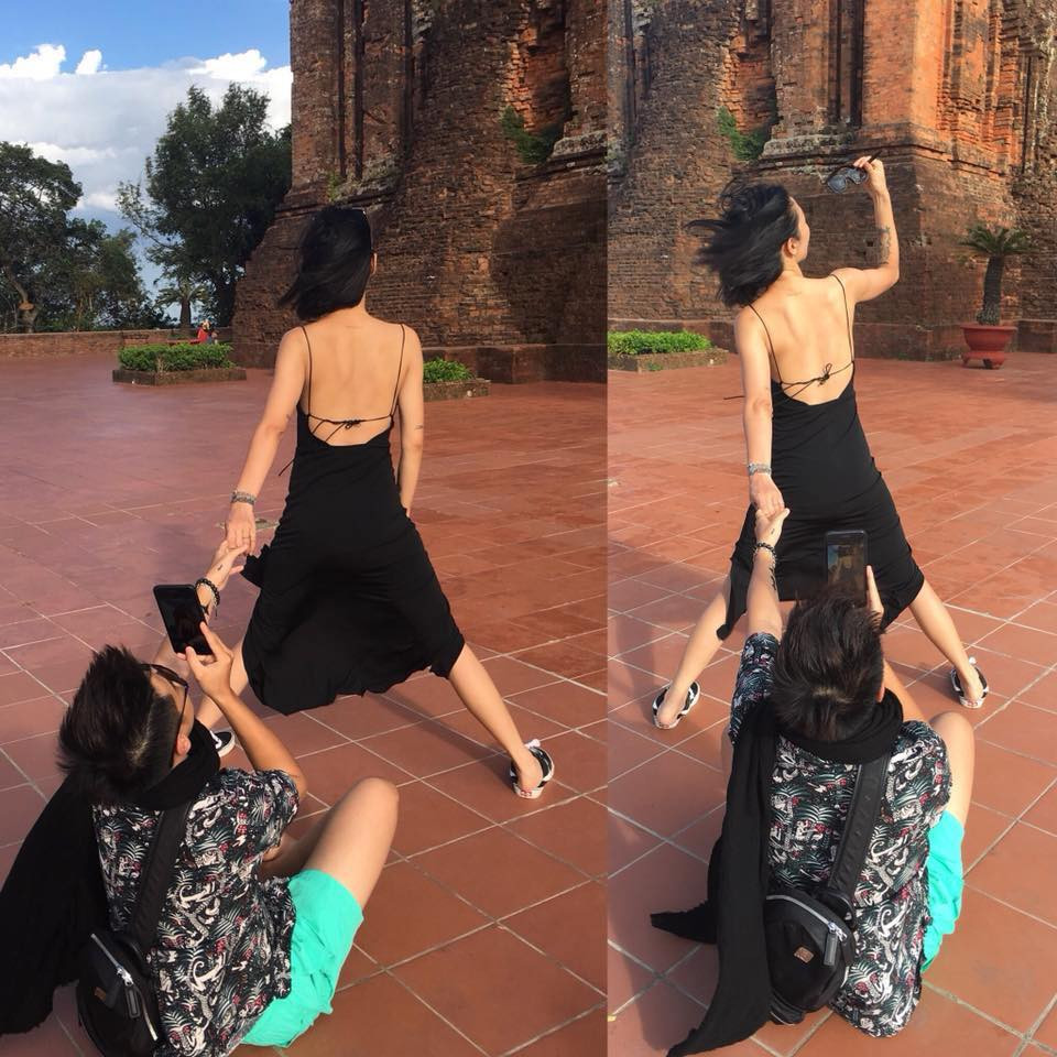 Khi một bức ảnh sống ảo phải hy sinh bằng cả chiếc quần sạch sẽ.