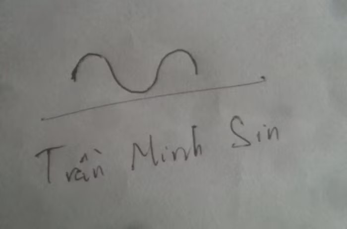 Mang công thức toán học vào chữ kí bá đạo của mình là điều mà không phải ai cũng nghĩ ra.