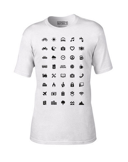 Mới đây, chiếc áo phông chứa 40 chiếc icon đã được nhiều bạn trẻ tìm kiếm và mặc trên người.