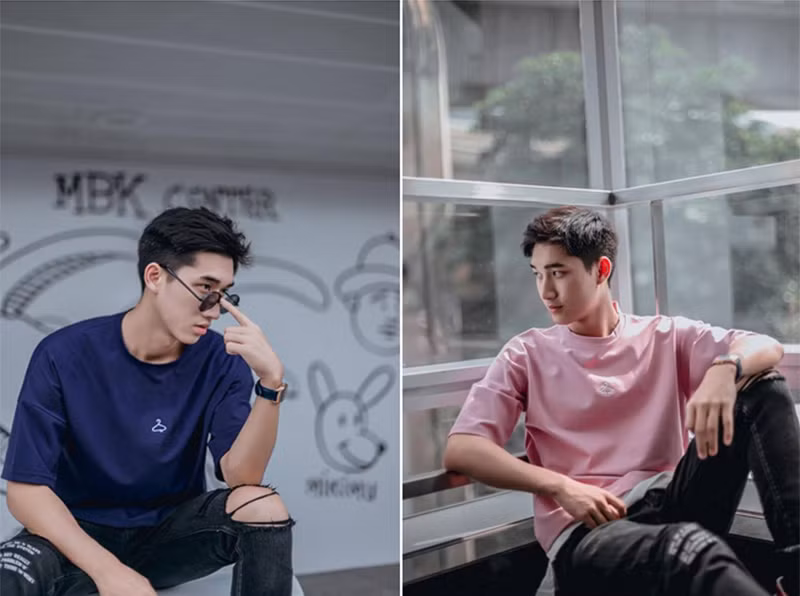 Phong cách thời trang đời thường trẻ trung, năng động của Noh Thongpaseuth khiến nhiều người phải học hỏi.