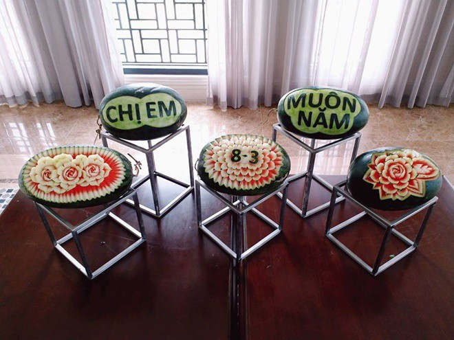 Thành phẩm của anh trai M.T để dành tặng các chị, các mẹ trong ngày 8/3 vừa qua.