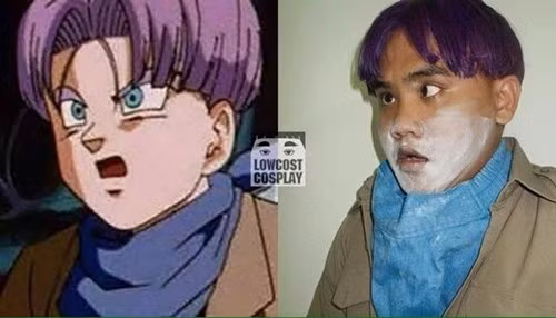 Trunks và khuôn mặt kiểu "ngạc nhiên chưa" phiên bản siêu lỗi.