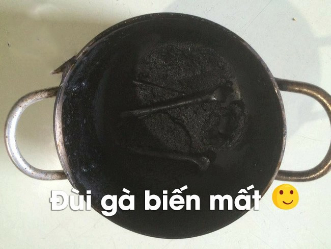 Tất cả đã hóa thành tro tàn, chỉ vì một chốc đang đặt nồi hầm gà trên bếp của các chị em. Nồi ơi ở lại, gà đã thăng.