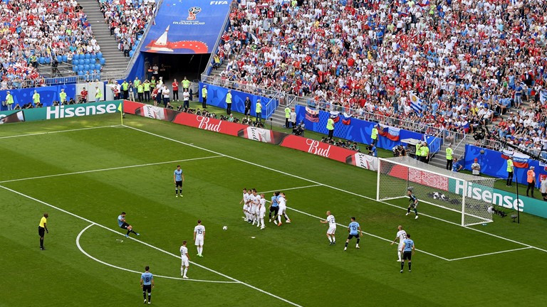 Truc tiep Nga 0-3 Uruguay: Thang 