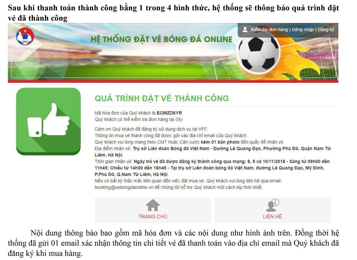 Theo nhận xét của nhiều người, việc VFF bán vé theo hình thức online sẽ giảm thiểu được khá nhiều nạn phe vé đang cực nhức nhối sau 2 trận đấu trên sân nhà vừa qua.