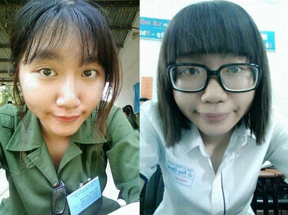 Cũng chính nhờ MV Người lạ ơi, nhiều người đã chú ý tới Hoàn Mỹ và lục tìm những hình ảnh quá khứ của cô, để rồi phát hiện ra rằng cô bạn này chính là nhân vật điển hình cho việc "vịt hóa thiên nga" trong nhan sắc.