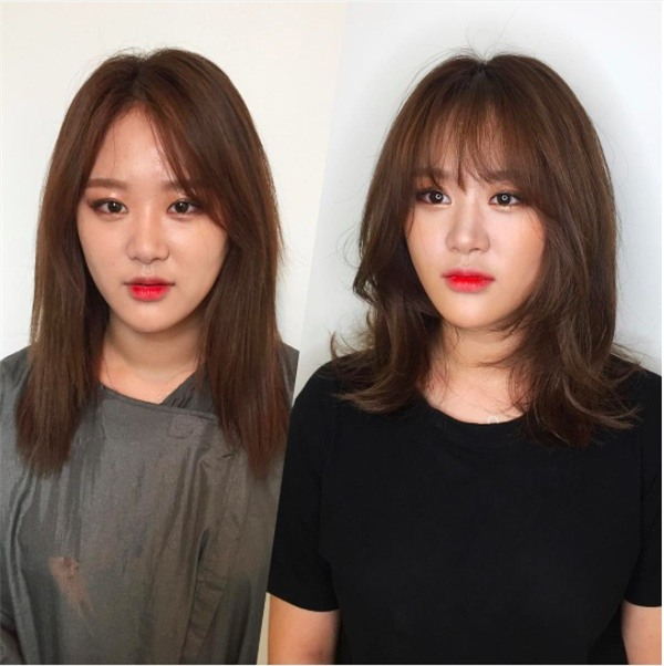 Lại thêm một trường hợp tóc cũng không thể dìm được vẻ ngoài dễ thương của cô gái trẻ.