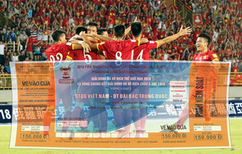 VFF cong bo gia ve tran DT Viet Nam - Dai Loan