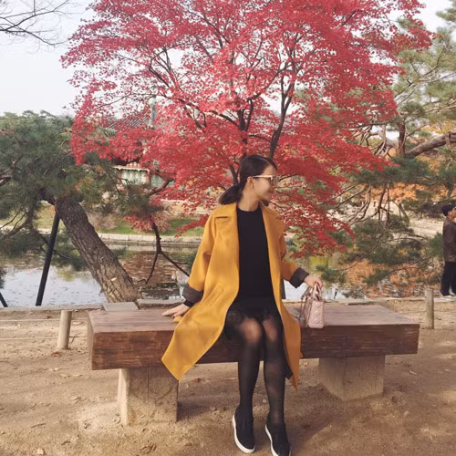 Những con đường trải dài, hai bên là hai hàng cây nhuộm đỏ sắc phong, tràn ngập sắc vàng của những tán lá ngân hạnh, những cung điện nguy nga nằm cạnh bờ sông không gợn sóng, lặng lẽ, bóng loáng như mặt gương.