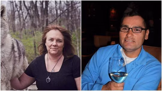 Bà Ginger Ballard, 53 tuổi và ông Lance Dempsey, 52 tuổi. Ảnh: Heavy