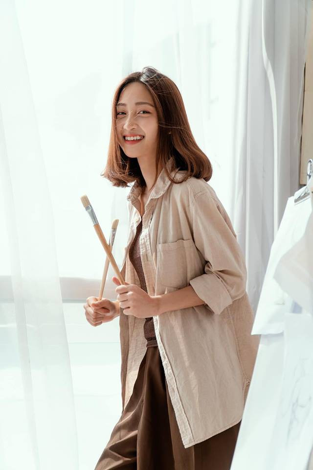 Được so sánh với những người đẹp nổi tiếng, San tâm sự mình rất vui tuy nhiên, cô bạn vẫn mong muốn mọi người sẽ nhớ đến mình là San - một cô gái yêu âm nhạc.