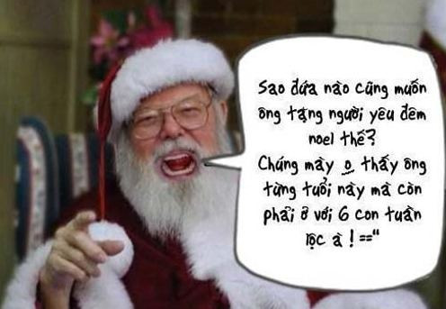 Ở mùa Giáng sinh, rất nhiều các điều ước gửi đi nhưng đáng kể nhất đó là được tặng người yêu và cách đáp trả của đến cho ông gài Noel càng khiến dân FA phải thêm đau lòng.