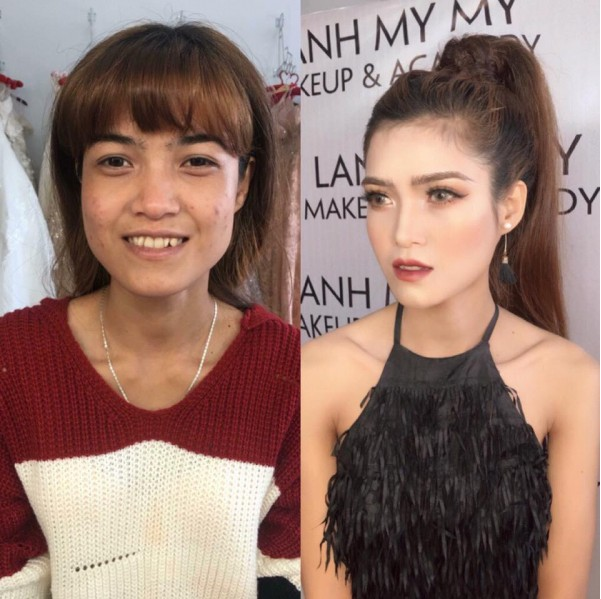 Một phương pháp nữa không cần tốn nhiều thời gian, không phải chịu đựng nhiều đau đớn, nhanh chóng và tiện lợi, đó chính là make-up cứu cảnh đời thoát ế dành cho các chị em.