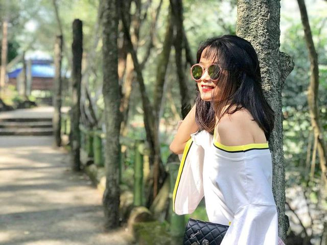 Dù còn nhiều bỡ ngỡ vì là tân sinh viên nhưng Kim Ánh cho biết thực sự cảm thấy vui, hào hứng khi ngôi trường theo học có nhiều điều hay và mới lạ.