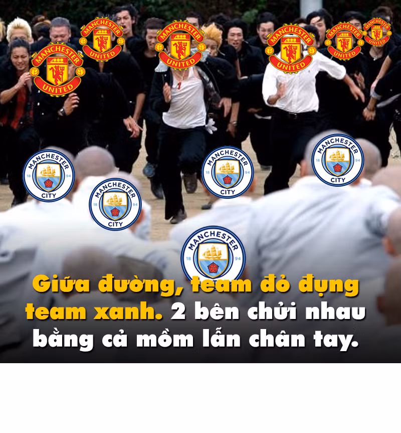 Cuộc đánh ghen diễn ra dữ dội ngay trong đường hầm sân Old Trafford.