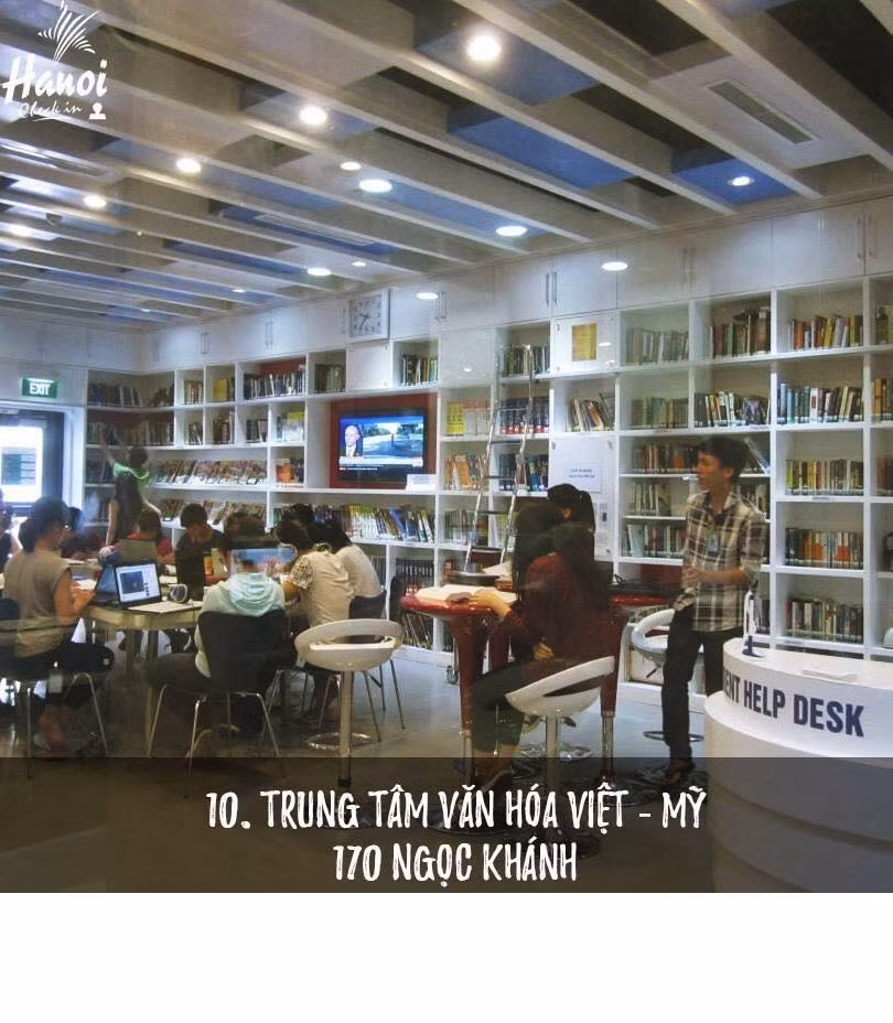 Thư viện Trung tâm văn hóa Việt - Mỹ.