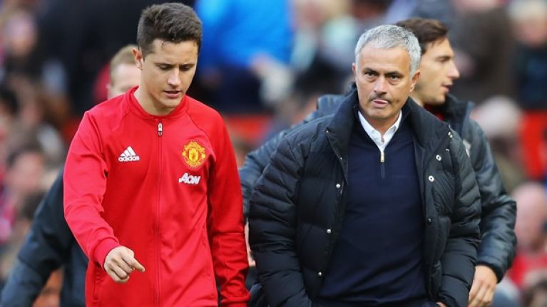 Ander Herrera có thể hồi hương khoác áo Atletico Madrid mùa tới, sau những bất đồng không thể tháo gỡ với HLV Mourinho. Ảnh: Goal