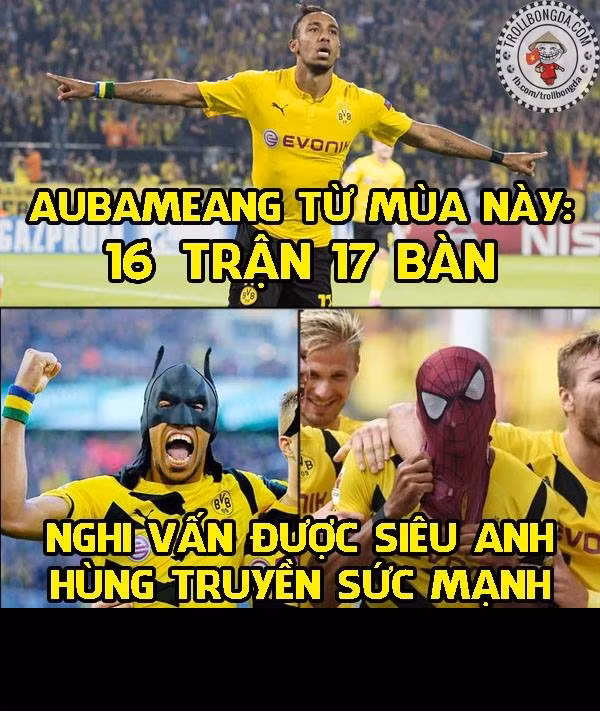 Với cú hat-trick vào lưới của Augsburg, Aubameang đã chứng tỏ được sức mạnh của mình.