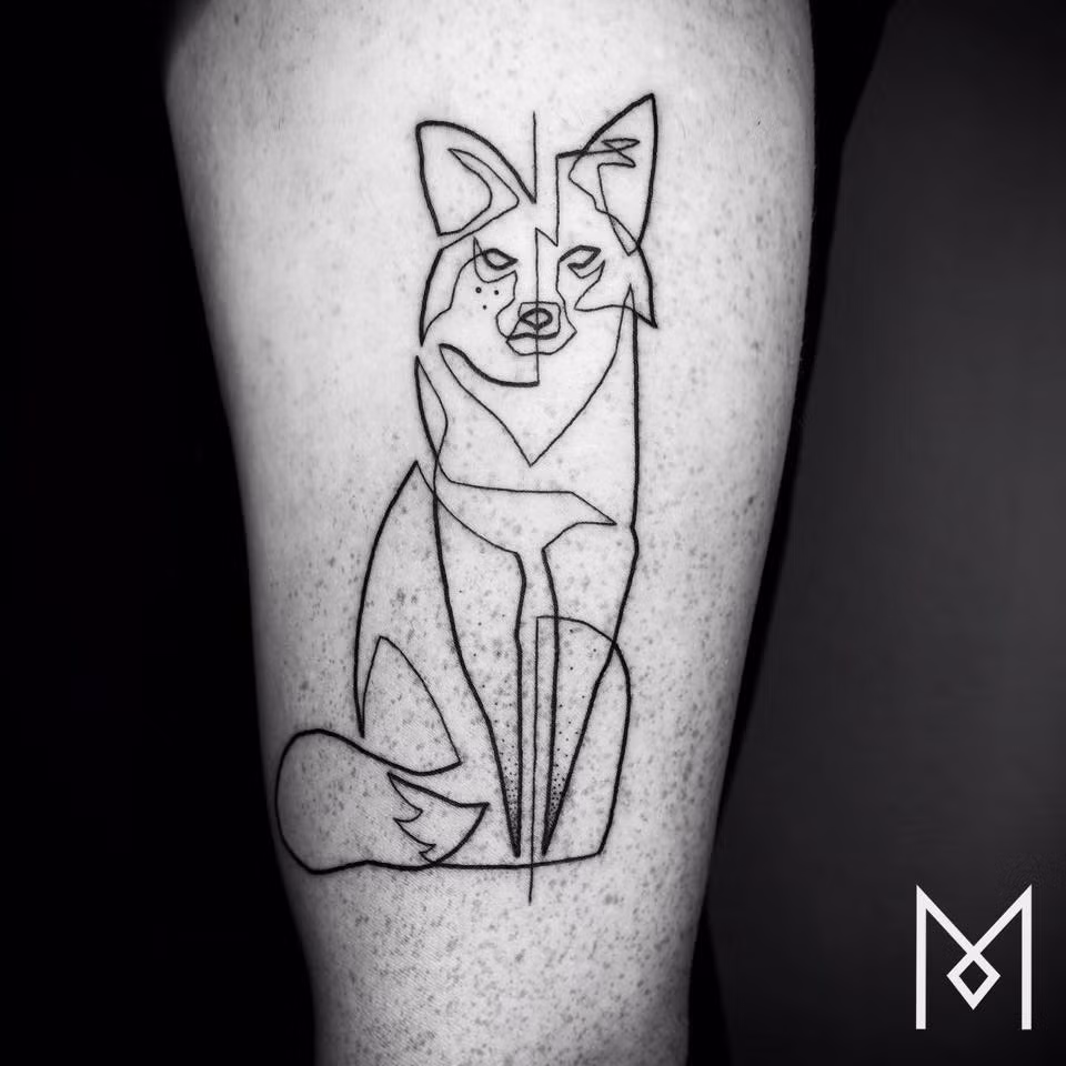 Chú cáo đơn giản và nhẹ nhàng.