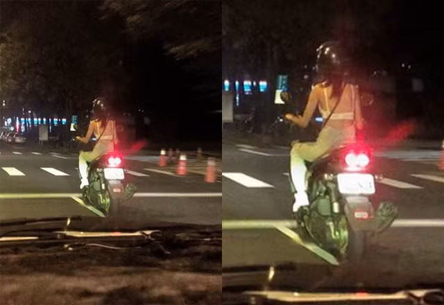 Hon nhien mac ao ho nhu ao lot ra duong, co gai bi chi trich nang ne