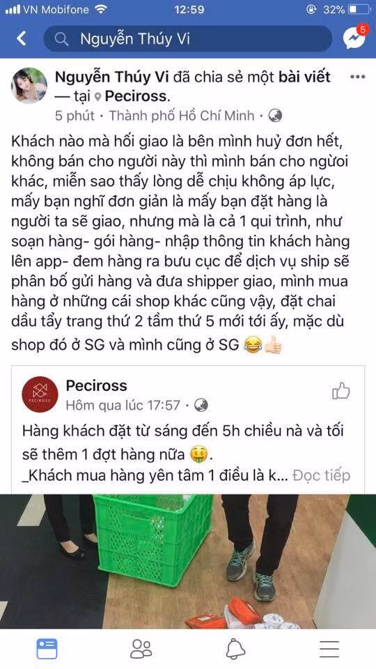 Sau một thời gian bán hàng kem trộn, nhiều khách phàn nàn về thái độ bán hàng của Thúy Vi nhưng không thể phủ nhận cô hot girl Đồng Tháp này khá có duyên với việc kinh doanh.