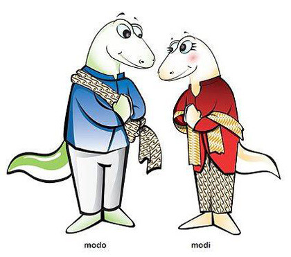 Năm 2011, linh vật của SEA Games 26 tại Indonesia là hai chú rồng komodo Modo và Modi.