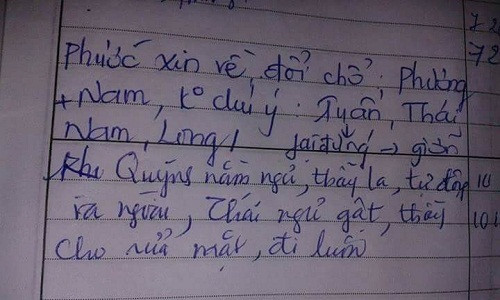 Dù đã làm theo lời của thầy giáo nhưng vẫn bị ghi tên vào sổ là sao?