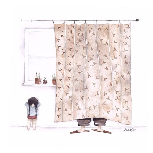 Cô chủ yếu sử dụng màu pastel và chủ đề chính của các bức tranh là trẻ em, nuôi dạy con cái.