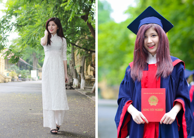 An Japan là thành viên của "bộ ba sát thủ" là cựu học sinh trường THPT Lê Quý Đôn (Hà Nội). 9X sở hữu vẻ đẹp nổi bật từ khi còn ngồi trên ghế nhà trường với làn da trắng, mắt to và sống mũi cao.