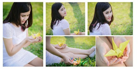 Khi thực hiện bộ ảnh, nhiếp ảnh gia 9x Tiểu An đã rất xúc động. Tiểu An chia sẻ: "Mình ấn tượng nhất với nụ cười và ánh mắt của Trang, rất tự nhiên, chân thành chứ không đơn giản là diễn. Mình cảm nhận được bạn ấy đang khao khát được sống, được yêu thương và cho đi tình yêu thương".