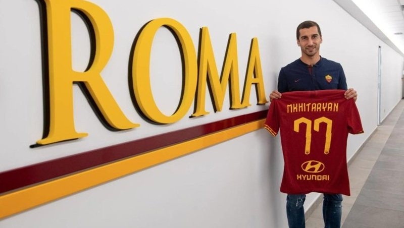 Chuyển nhượng bóng đá từ Calcio, AS Roma kí hợp đồng với Henrikh Mkhitaryan theo dạng cho mượn 1 năm với mức phí 3 triệu euro.