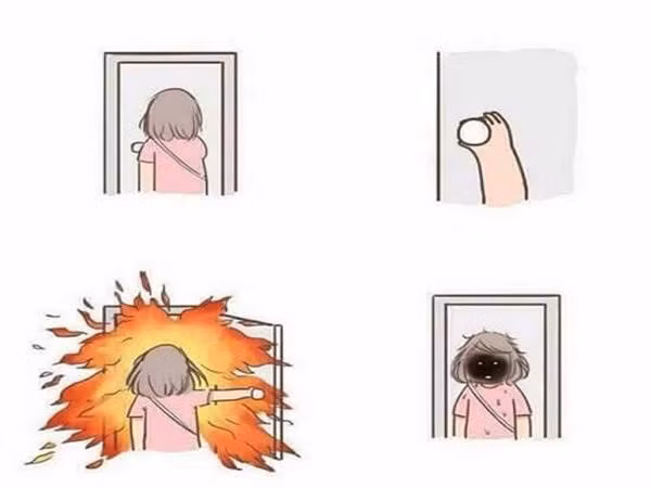 Chỉ cần mở cửa thôi là thấy áp lực của cái nóng ở Việt Nam.