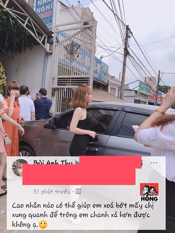 Trước đó, một cô gái cũng bị dính vào việc nhờ dân mạng sửa ảnh khi muốn "chanh sả" hơn bên chiếc ô tô.