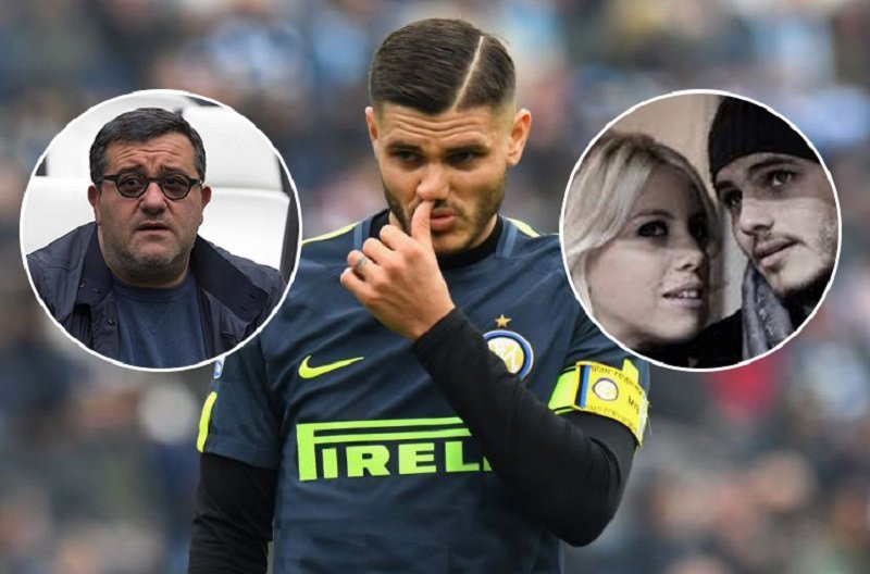 Những đòi hỏi trên mức cần thiết của Mino Raiola và cô vợ Wanda, khiến Icardi không thể đến Real