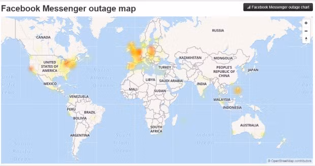 Chuyên thống kê lỗi của các website nhận được lượt báo lỗi kỷ lục từ Instagram khi có hơn 30.000 trường hợp báo lỗi. Đa số người dùng đều chung một tình trạng là không thể đăng nhập, một số ít lại có phản hồi về việc không đăng tải ảnh lên trang cá nhân được.