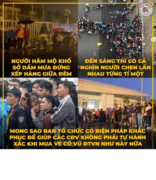 Nhiều dân mạng cũng chế ảnh yêu cầu LĐBĐ Việt Nam cần có cách hành xử cho xứng đáng với tình yêu mà NHM dành cho đội tuyển Việt Nam tại AFF Cup lần này.