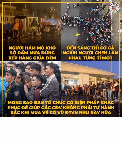 Nhiều dân mạng cũng chế ảnh yêu cầu LĐBĐ Việt Nam cần có cách hành xử cho xứng đáng với tình yêu mà NHM dành cho đội tuyển Việt Nam tại AFF Cup lần này.