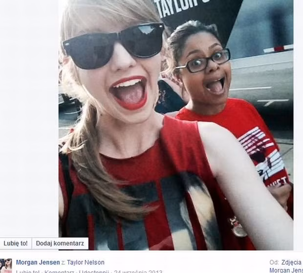 Nếu nhìn ngoài đường, hẳn rất nhiều sẽ rất ngạc nhiên vì độ giống nhau giữa Morgan Jensen và Taylor Swift.