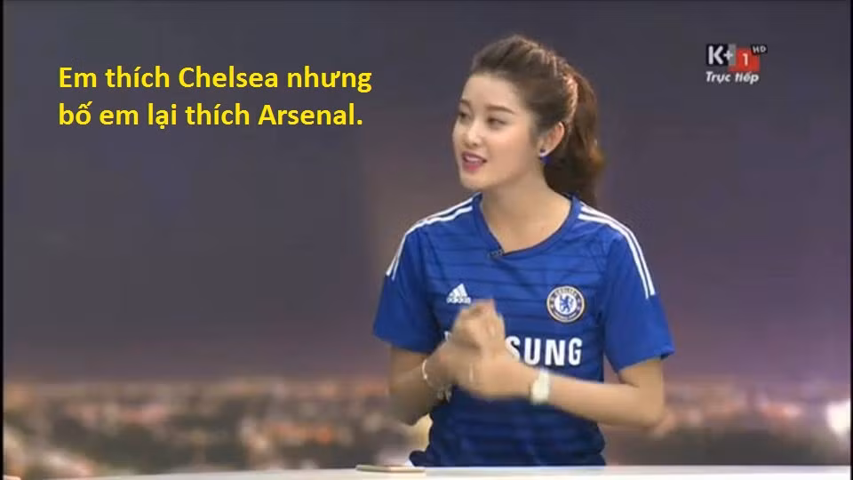 Chia sẻ trên truyền hình, Á hậu Huyền My nói cô thích Chelsea còn bố cô thì thích Arsenal và đây là một cuộc đại chiến thu nhỏ. Mặc dù đã có được sự cổ vũ nhiệt tình của Á hậu Huyền My nhưng Chelsea vẫn không thể vượt qua Arsenal ở trận derby thứ 178.