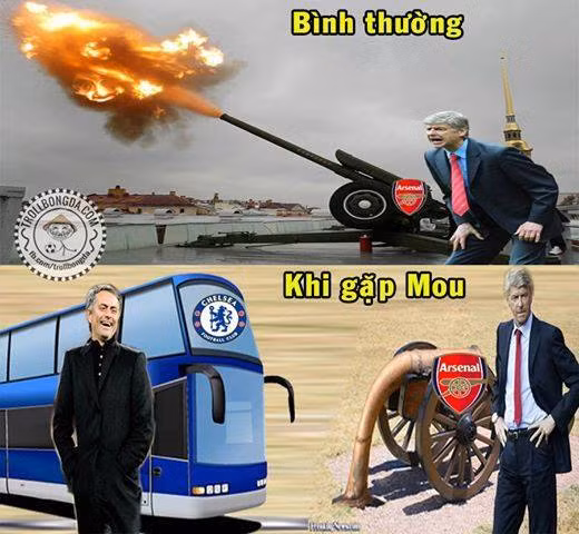 Arsenal gặp CLB khác thì liên tục nổ pháo còn khi gặp xe buýt hai tầng của Chelsea dường như pháo của họ đã bị xịt.
