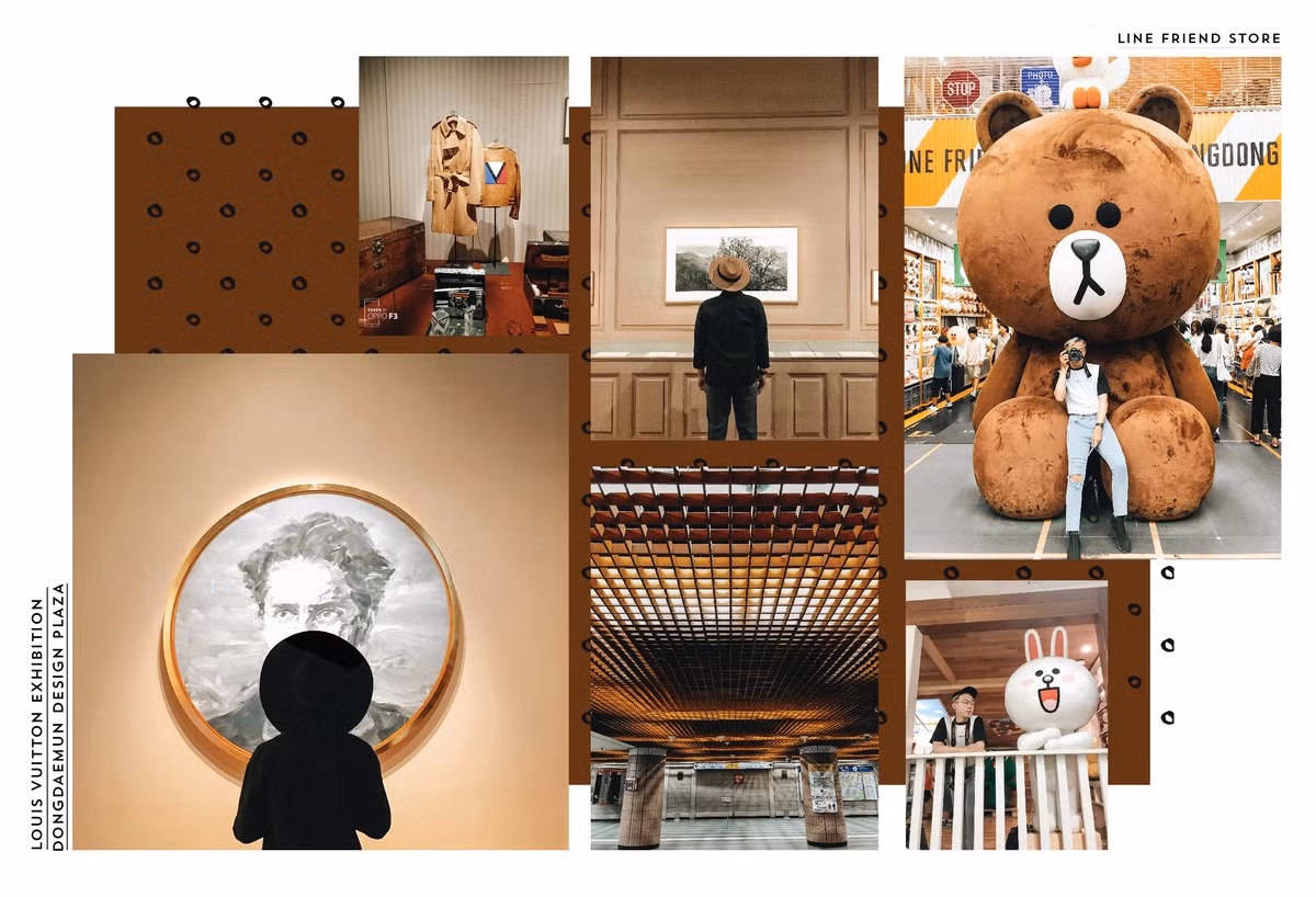 Nếu đã đến Myeong Dong rồi thì đừng quên chụp ảnh với chú gấu xám khủng lồ và cực đáng yêu tại Flagship Line Friend Myeong Dong. Ảnh: Dreamilicious