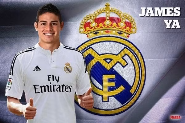 Năm 2013, James Rodriguez đến Monaco với giá 45 triệu euro. Sau đó 1 năm, cầu thủ người Colombia này chuyển sang Real Madrid với giá 75 triệu euro. Hiện tổng giá trị của cầu thủ 24 tuổi này đã lên tới 127,63 triệu euro.
