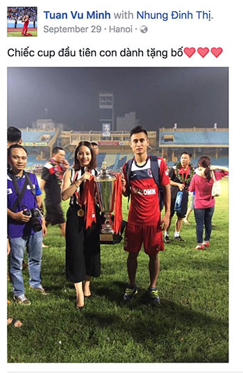 Sau khi biết tin bố của tuyển thủ Vũ Minh Tuấn mất, TTK LĐBĐ Việt Nam Lê Hoài Anh đã có những lời chia buồn với gia đình của tuyển thủ Minh Tuấn trên các phương tiện truyền thông rằng: "Đây là mất mát lớn đối với gia đình Vũ Minh Tuấn. VFF chia sẻ với gia đình và Minh Tuấn nỗi đau này, cũng như mong cậu ấy sẽ vượt qua".