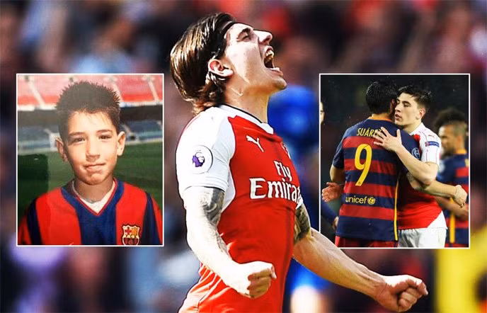 Bellerin đào tầu Arsenal: Tờ Mundo Deportivo, ngay sau khi giải đấu U21 châu Âu kết thúc, Hector Bellerin sẽ bắt đầu làm việc với các sếp Arsenal để gây sức ép cho phép anh rời sân Emirates. Bellerin hiểu rõ, giờ là thời điểm thích hợp để anh quay trở lại Nou Camp, trong bối cảnh Barca rất cần bổ sung một cầu thủ chạy cánh phải. Bản thân HLV Wenger và Arsenal không muốn mất tài năng trẻ người Tây Ban Nha. Chính vì thế, trường hợp bất khả kháng, Bellerin sẽ đưa ra yêu cầu chuyển nhượng. Ảnh: AS
