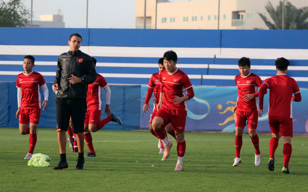 Bên cạnh các bài huấn luyện được đưa ra nhằm đối phó với Jordan, HLV Park Hang-seo cũng dành nhiều sự quan tâm đối với các giải pháp phục hồi thể lực cho các cầu thủ.